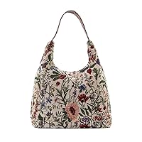 Signare Tapestry Hobo Shoulder bag slough purse for Women with Garden Design