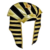 Gold Lamé Egyptian Pharaoh King TUT Costume Headdress