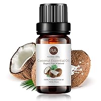 Coconut Essential Oil 100% Pure Aromatherapy Oils for Diffuser, Soaps, Candles, Massage, Lotions, Perfume - 10ml/0.33oz