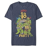 Nickelodeon Men's Big & Tall Ninja Birthday 18 T-Shirt