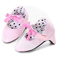 Newborn Baby Girls Shoes Bowknot Soft Sole Crib Shoes First Walkers