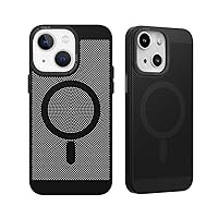 Sumac Ultra Slim Breathable Heat Dissipation Case with Metal Lens Frame, Buttons & Fast Magnetic Charging for iPhone 15 Plus (6.7