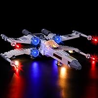 LED Light Kit for Lego Star Wars Luke Skywalker's X-Wing Fighter 75301, Decoration Lights Compatible with Lego 75301 Set ( Lights Only, No Lego Models)