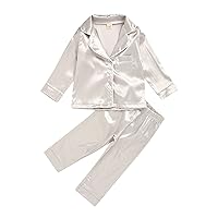 Pajamas Tops+Pants Set Long Toddler Sleeve Sleepwear Boy Outfits Kids Baby Girl Girls Outfits&Set Pajamas