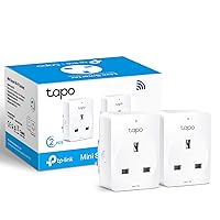 Tapo Smart Plug Wi-Fi Outlet, Works with Amazon Alexa & Google Home,Max 13A Wireless Smart Socket, Device Sharing, Without Energy Monitoring, No Hub Required,Tapo P100(2-pack)