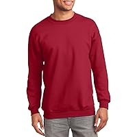 Fleece Sweatshirt for Men Tall Men’s Sweatshirt Crewneck Sweatshirt Relaxed-Fit Pullover Sweatshirt