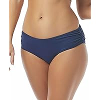 Coco Reef Side Shirred Bikini Bottom — Classic Low Rise Ruched Swim Bottom