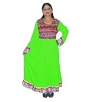 Women's Long Dress Embroidered Maxi Gown Wedding Wear Casual Girl's Fashion Tunic Plus Size