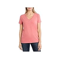 Vince Camuto Womens Short Sleeve Scoop Neck Top