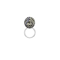 All Seeing Eye FT310 2cm Emblem Made From Fine English Pewter Brooch drop hoop Holder For Glasses , Pen , ID jewellery POSTED BY US GIFTS FOR ALL 2016 FROM DERBYSHIRE UK …