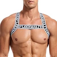 JOCKMAIL Mens Stretch Fitness Shoulder Strap Mens Harness Mens Fitness Harness Mens Crop Top Chest Muscle Harness