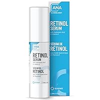 All Natural Advice Retinol Serum for Face, Rejuvenating Hydration Face Serum with Hyaluronic Acid, Vitamin E & Organic Botanicals (50ml / 1.7 fl.oz.)