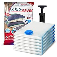 Heavy Duty Vinyl Zippered Closet Square Storage Bags (Clear) (12