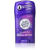Lady Speed Stick Deodorant 1.4 Ounce Shower Fresh (41ml) (3 Pack)