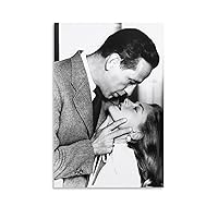 Wall Posters Humphrey Bogart Kisses Lauren Bacall Poster Room Decor Posters Minimalist Decor Wall Art Paintings Canvas Wall Decor Home Decor Living Room Decor Aesthetic Prints 20x30inch(50x75cm) Unfr