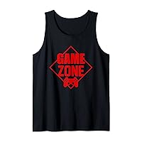 Game Zone Controller Red Video Game Gamer Shirt Tank Top