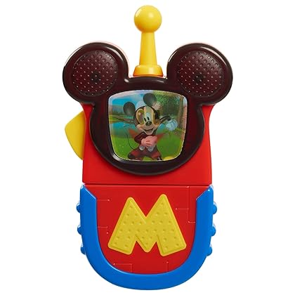 Disney Junior Mickey Mouse Funhouse Communicator with Lights and Sounds, Officially Licensed Kids Toys for Ages 3 Up, Gifts and Presents by Just Play