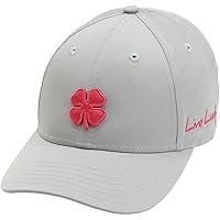 Hollywood 10 Adjustable Hat Metallic Psych Pink Clover/Silver One Size