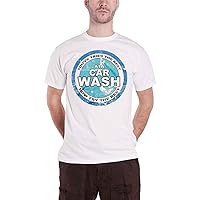 T Shirt A1a Car Wash Official Mens White Size XL