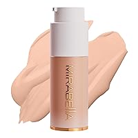 Mirabella Invincible For All HD Full Coverage Foundation Makeup, Liquid Foundation for Sensitive Skin and All Skin Types with Age-Defying Benefits, Hyaluronic Acid and Matrixyl 3000, Light L90