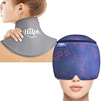 Cervical Ice Pack for Neck Pian Relief and Cold Cap for Migraines and Headaches