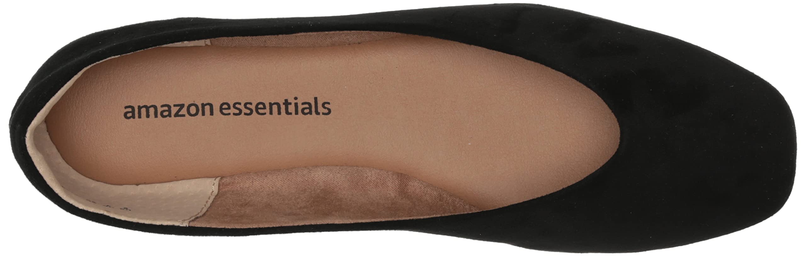 Amazon Essentials Women's Square-Toe Ballet Flat