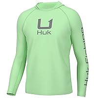 HUK Icon X Hoodie, Fishing Shirt with Sun Protection for Men