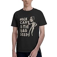 Band T Shirt Nick Cave and The Bad Seeds Man's Summer Round Neck Clothes Short Sleeve Tops