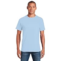 Gildan 5.4 oz Cotton T-Shirt (5000) Tee X-Large Light Blue