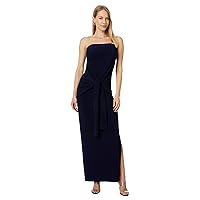 Norma Kamali Women's Strapless All in One Side Slit Gown