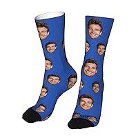 Custom Socks with Photo for Men Women, Personalized Socks with Picture Unisex Sock, Socks with Faces on Them Custom