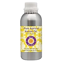 Deve Herbes Pure Apricot Kernel Oil (Prunus armeniaca) Cold Pressed 1250ml (42 oz)