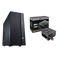 Cooler Master N400 NSE-400-KKN2 Mid-Tower Fully Meshed Front Panel Computer Case & Thermaltake Toughpower GX2 80+ Gold 600W SLI/Crossfire Ready Continuous Power ATX 12V V2.4/EPS V2.92