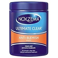 Noxzema Ult-Clear Anti-Blemish Pads 90 Count (3 Pack)