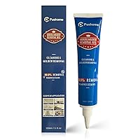 Mold Remover Gel,Black Stain Problem Solver,grout silicone caulk whitener gel,best for Bathroom,Washing Machine,Showers,Tiles and Home Sinks - 5Fl.Oz (Pack of 1)