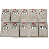 100 Organ B27 DCX27 Serger Sewing Machine Needles - (Color: 10-70)