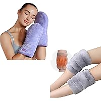 REVIX Microwavable Heating Mittens & Microwave Heating Pad, Pain Relief & Arthritis Elbow,Muscle and Joint, Heated Hands Mitts Warmers 1 Pair