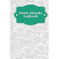 Panic Attacks Logbook: To fill in & tick for QUICK recording of anxiety & panic attacks with anxiety level + symptoms + first signs + and much more | Design: Abstract mussels