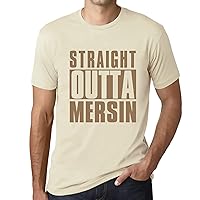 Men's Graphic T-Shirt Straight Outta Mersin Short Sleeve Tee-Shirt Vintage Birthday Gift Novelty Tshirt