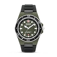 Swiss Military by Chrono Men Analog Quartz Watch with Silicone Strap SMWGN0001181