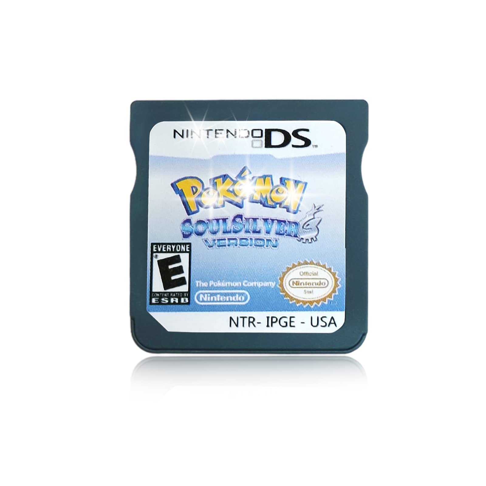 DELIVFI Soul Silver,Heart Gold ,Platinum Version Game Cartridges Game Card for Compatible NDS/NDSL/NDSI/NDSLL/NDSXL/3DS/2DS (Soul Silver)