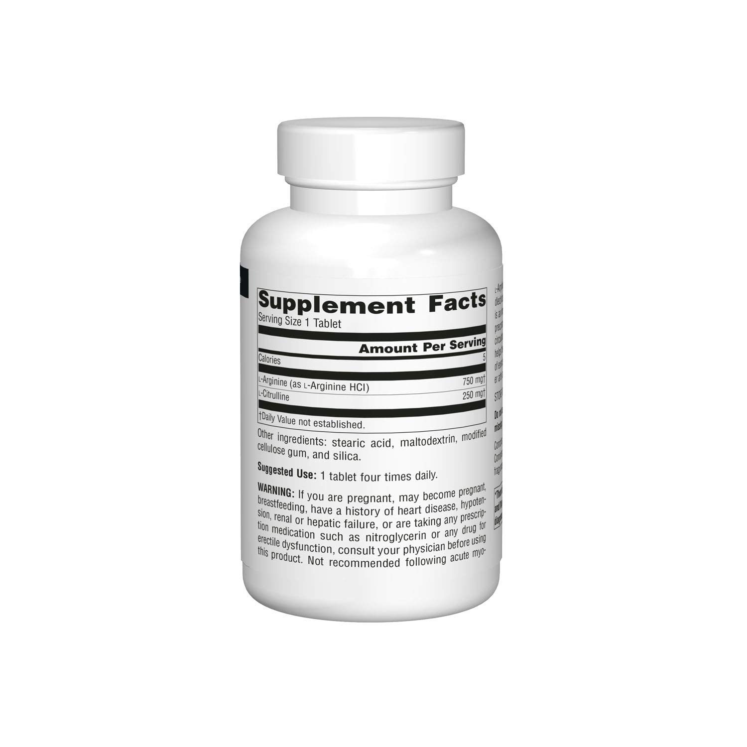 Source Naturals L-Arginine L-Citrulline Complex, Essential Amino Acid Supplement, Supports Peak Performance* 1,000 mg - 240 Tablets