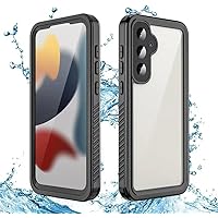 for Samsung Galaxy S23 FE Waterproof Case, Built-in Screen Protector[Full Body Shockproof][10 FT Military Drop Proof][Dustproof][IP68 Underwater] Case for Galaxy S23 FE (Black)