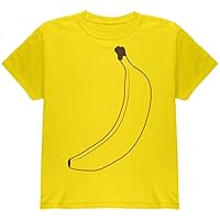 Old Glory Halloween Fruit Banana Costume Youth T Shirt Yellow Youth X-SM