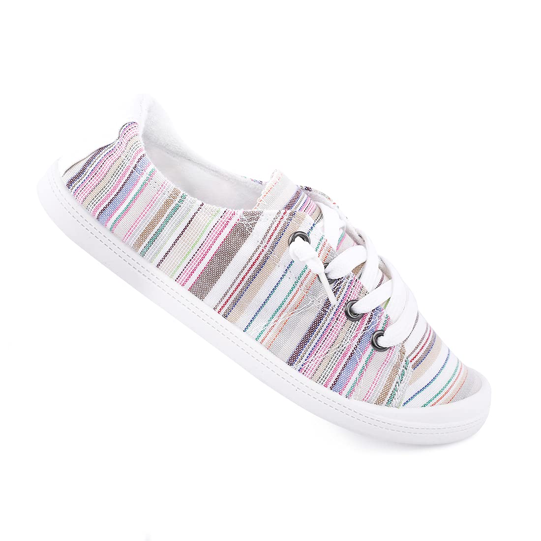 Women's Slip On Canvas Sneaker Low Top Casual Walking Shoes Classic Comfort Flat Fashion Sneakers
