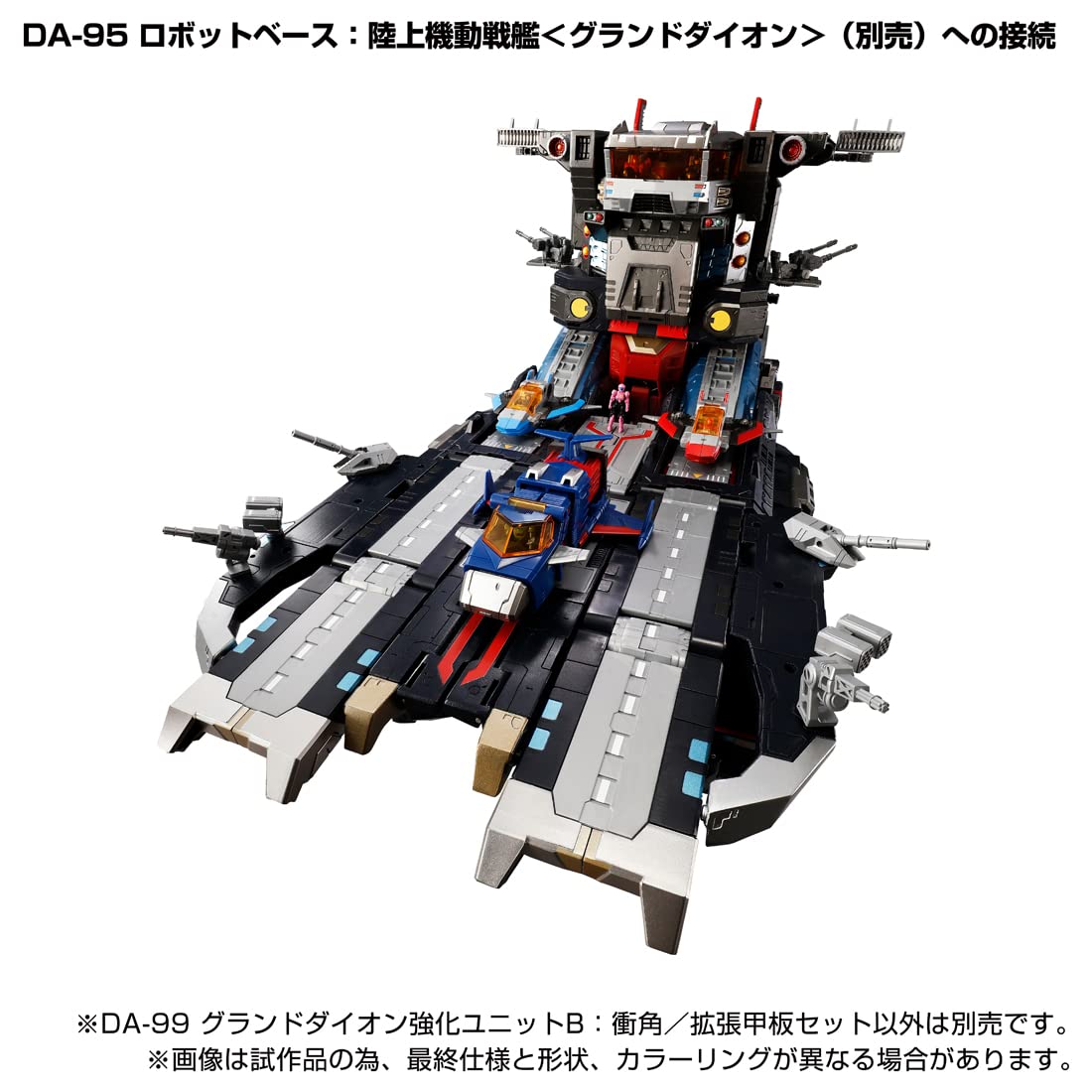Takara Tomy Diaclone DA-99 Grand Diion Strengthening Unit B: Blind Angle/Extended Deck Set