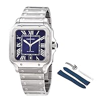 Cartier Santos De Blue Dial Men's Watch WSSA0013