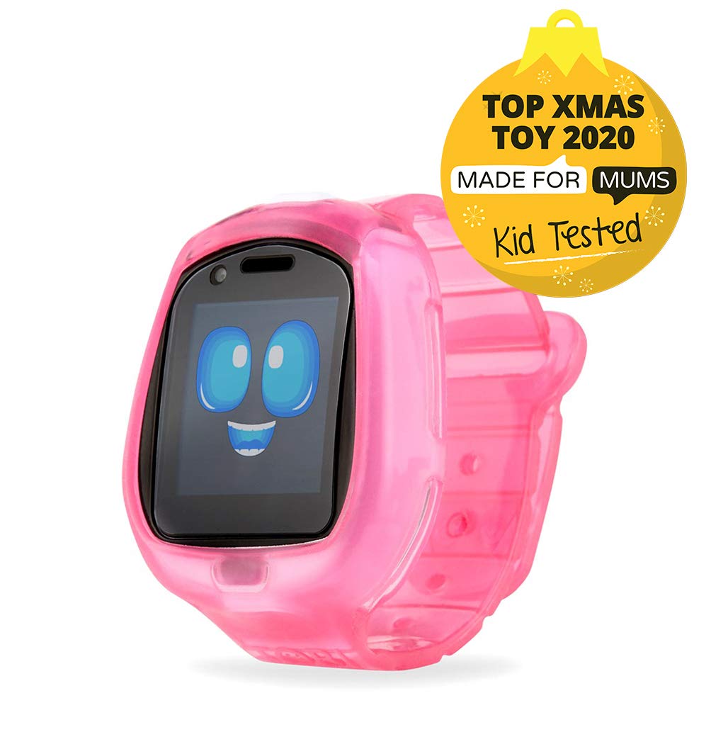 Little Tikes Tobi Robot Smartwatch - Pink with Movable Arms and Legs, Fun Expressions, Sound Effects, Play Games, Track Fitness and Steps, Built-in Cameras for Photo and Video 512 MB | Kids Age 4+