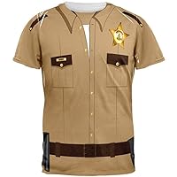Old Glory Halloween Sheriff Costume All Over Adult T-Shirt
