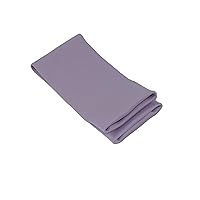 Ribbing Knit Fabric,Waistbands Collar Cuffs Trim Material (Tubular Light Purple, 16x4in)